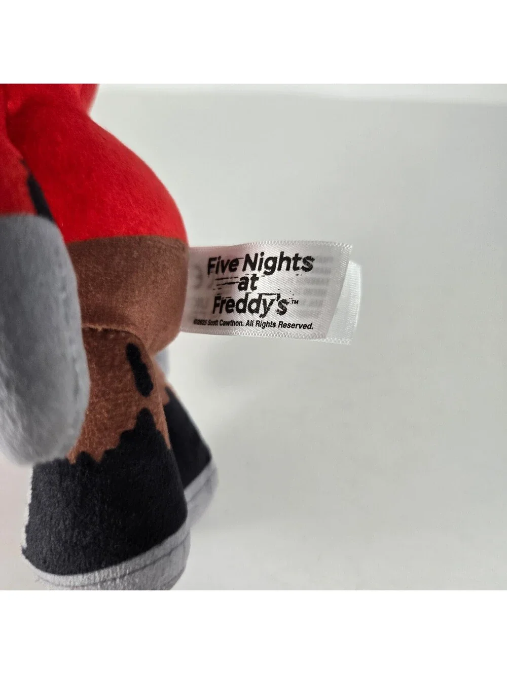 Five Nights at Freddy's Foxy Plush Red Brown Gray 7 Inch Soft Toy